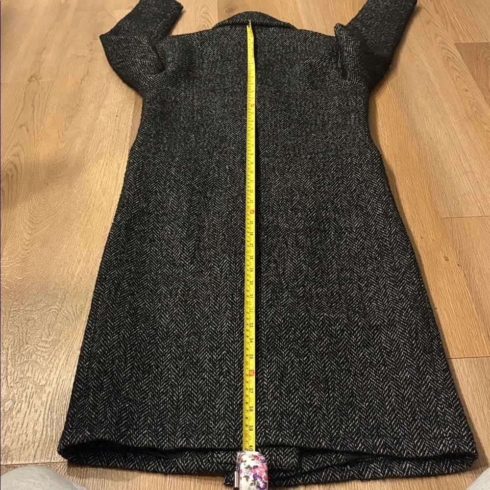 Vero Moda Black Double-Breasted Trench Coat - Picture 3 of 4